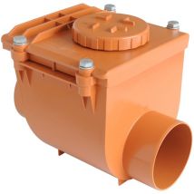 NRC110A Valvola Antiritorno in pvc ad Incollaggio, Rosso, ø 110 mm - First Plast