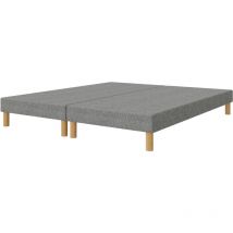 Elite Mattress - First Sommier 160x200 (2x80x200) Tapissier Gris
