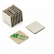 First4magnets F350SA-10 - Magnete al neodimio N42, 15 x 15 x 1 mm, forza magnetica 1,2 Kg (10 pezzi)