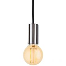 Firstlight Berkeley - 1 Luce Sospensione Soffitto Acciaio Spazzolato, E27