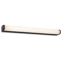 Firstlight Products - Firstlight Bravo Applique Murale led pour Salle de Bain - 600mm Noir avec Diffuseur Opale IP44