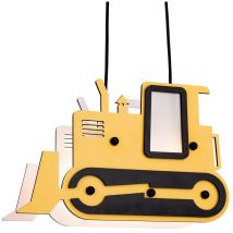 Firstlight Products - Firstlight Bulldozer - 2 leichte Kinder Deckenanhänger mehrfarbig, E14