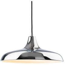 Firstlight Curtis Classic Dome Pendelleuchte Chrom