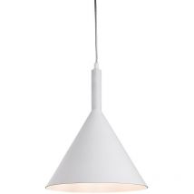 Firstlight Products - Firstlight Everest - 1 Light Dome Ceiling Pendant White with White Inside, E27