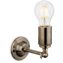 Firstlight Indy - Applique murale d'intérieur à 1 ampoule, laiton antique, E27