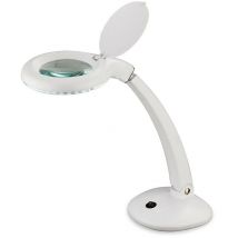 Firstlight Magnifying - Luz de mesa de aumento led integrada blanca