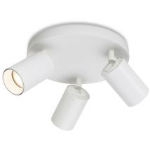 Firstlight Max Faretto da soffitto a 3 luci, bianco
