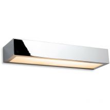 Firstlight Products - Firstlight Zulu Badezimmer Down Light led Wandleuchte - 300mm Chrom mit Opalglas Diffusor IP44