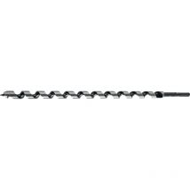 Mèche à bois à simple spirale type 0084 d. 10 mm longueur utile 390 mm 6 pans Longueur totale 460 mm