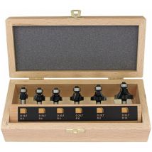 Fisch-tools - Abrundfräsersatz 973CT06A03 hm Schaft-D.8mm 6-tlg.