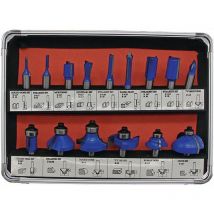 Fisch-tools - HM-Oberfräserkassette 973CT15A 15-teilig Schaft-Ø 8 mm hm