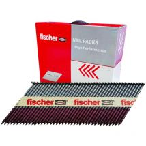 3.1 x 90mm Collated Smooth Shank Galv Nails Box Of 2200 No Gas - Fischer