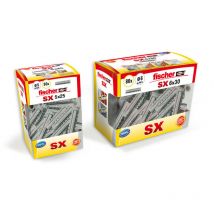 Bouchon Fischer Sx 6x30 Diy 80uds 553434. Au Format Coffret Diy