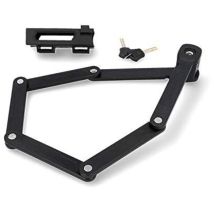Fischer Fahrrad - 85852 Lucchetto Pieghevole Nero Lucchetto A Chiave
