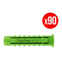 Boite de 90 chevilles à expansion Fischer sx - vert