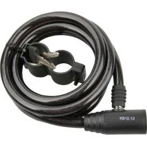 FISCHER FAHRRAD 85848 Lucchetto a cavo Nero Lucchetto a chiave