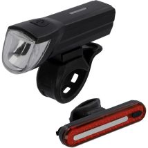 Fischer Fahrrad Kit D'Éclairage De Vélo Stop-30/15 Led Noir R081062