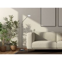 Led Stehlampe Leselampe dent Schwarz mit Dimmer - Höhe 150cm