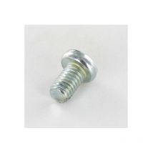 Vis métaux Tête cylindrique bombée TCB Pozi 2 M5X16 Diamètre de tête: 7.5 Acier zingué blanc-100 pièces