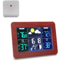 Station Météo Fishtec Wood & Silver