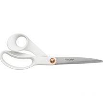 1020414 Ciseaux universels droitiers 240 mm blanc - Fiskars