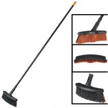 M scopa scopone super leggera ergonomica giardino viale + manico incluso - Fiskars