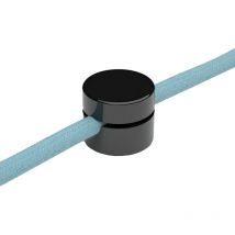 Fissaggio a parete creative-cables fcp01nerx2-passacavo universale- 2 pezzi nero