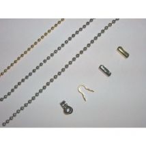 25 mt catena a perline ottone nichelato 4 mm ricambio idraulica