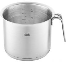 Original,Profi Collection Tegame per latte in acciaio inox 2.6 l, 16 cm, con bordo di versamento e scala di misurazione interna, per cottura a