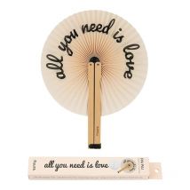 Ventaglio pai pai 'all you need is love' - Fisura