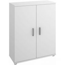 Dekit - fit Armario multiusos bajo 2 puertas blanco