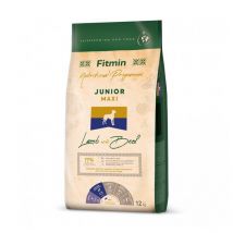 Beneffito - fitmin Programme Nutritionnel Junior Maxi Agneau au bœuf - croquettes pour chien - 12kg