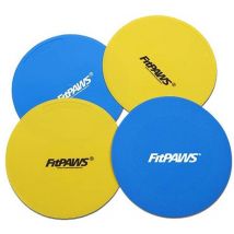 Cibles 4 pcs Jaune et bleu Fitpaws