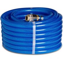 Fitt - air hose 6mm 10 m Kit - Tuyau pour le passage de l'air comprimé, prêt à l'emploi, avec des raccords universels, Bleu