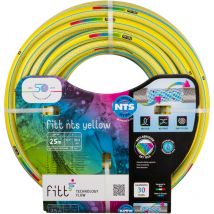 Nts yellow 1/2' (12,5 mm) 25m, Tubo per Irrigazione Giardino, Robusto e Malleabile per Uso Intensivo - Fitt