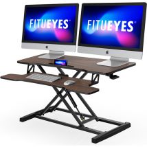Fitueyes - Bureau Assis Debout Moyen Brun 36''/91.5cm FSD309102WE