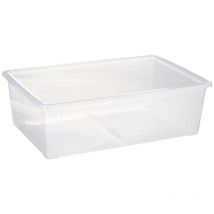 Boîte en plastique transparente 30l store n box - 5 Five