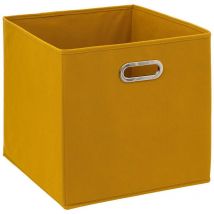 Panier tissu 31x31cm mix n modul jaune moutarde - 5 Five