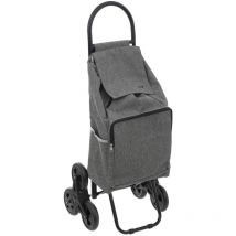 Chariot de courses sur roulettes, spacieux, 36 l