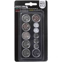 Lot de 12 piles bouton set - 5 Five