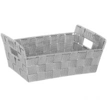 Panier de rangement bisauté lise gris - 5 Five