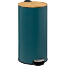 Poubelle à Pédale Modern 30 l Bleu Petrol - Five