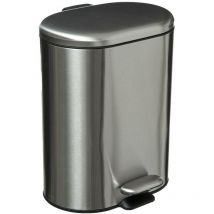 Poubelle soft close métal 6l siliflex inox - 5 Five