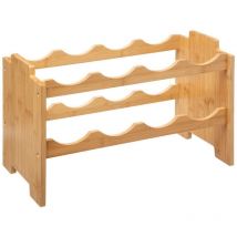 Rangement 8 bouteilles empilables bambou - 5five