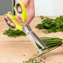 FIVESSOR: forbici da cucina a cinque lame in acciaio inox