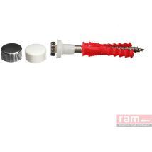 Fixation pour WC – 6x70 mm – Pratique et solide – HAMMEL