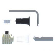 Fisch - Fixation cachée pour les toilettes de bidet suspendues murales avec accès latéral ou supérieur