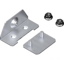 Rittal - Fixation d'ouverture en option pour socle vx. Angle supplémentaire pour la fixation des volets avec baguette de brosse