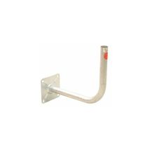 Fixation Mural - Support Mural Bras Coude Déport 40cm Diamètre 40mm Fixation Parabole Acier Galva