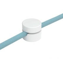 Fissaggio a parete passacavo universale per cavo tessile per illuminazione 2x0,75 e 3x0,75 - 2 pezzi